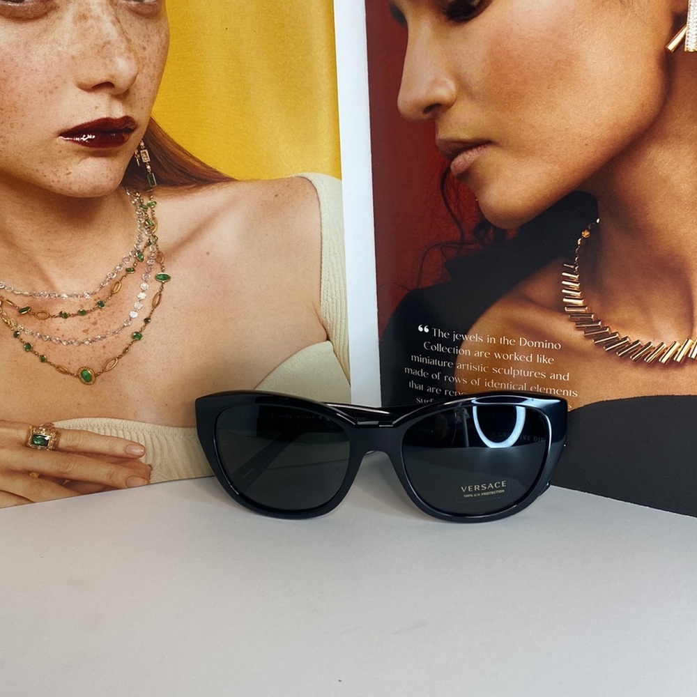 VERSACE Black Butterfly Sunglasses - Picture 10 of 14